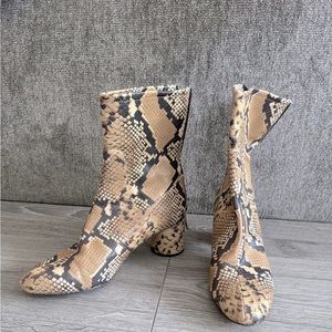 Leopard Print Booties